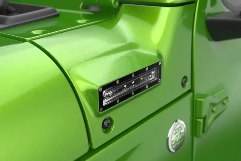 Jeep Wrangler Jl & Gladiator Jt Egr Usa Vsl Jeep Side Led Lights - Mojito Green 1