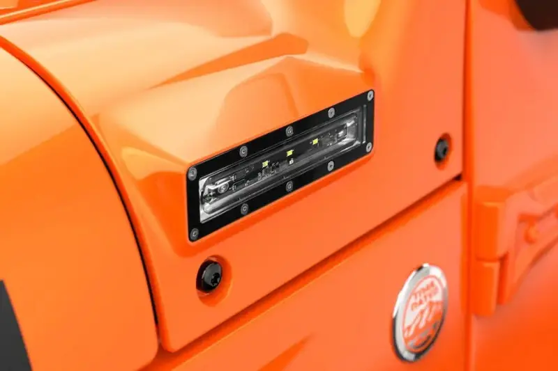 Jeep Wrangler Jl & Gladiator Jt Egr Usa Vsl Jeep Side Led Lights - Punk'n Orange 1
