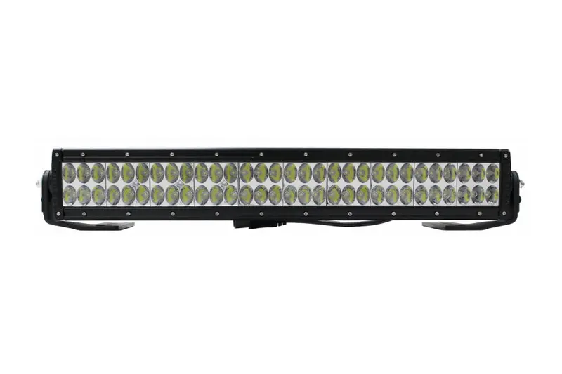 Jeep Wrangler Jl & Gladiator Jt Go Rhino 20In Double Row Led Light Bar Center Hood Mount 2