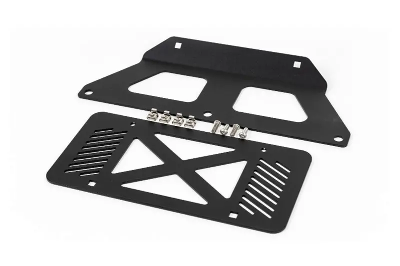 Jeep Wrangler Jl & Gladiator Jt Grimm Offroad Front License Plate Mount 1