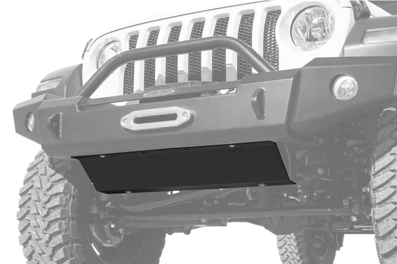 Jeep Wrangler Jl/Gladiator Jt Lod Offroad Signature Series Full/Mid Width Bolt On Skid Plate, Black 2