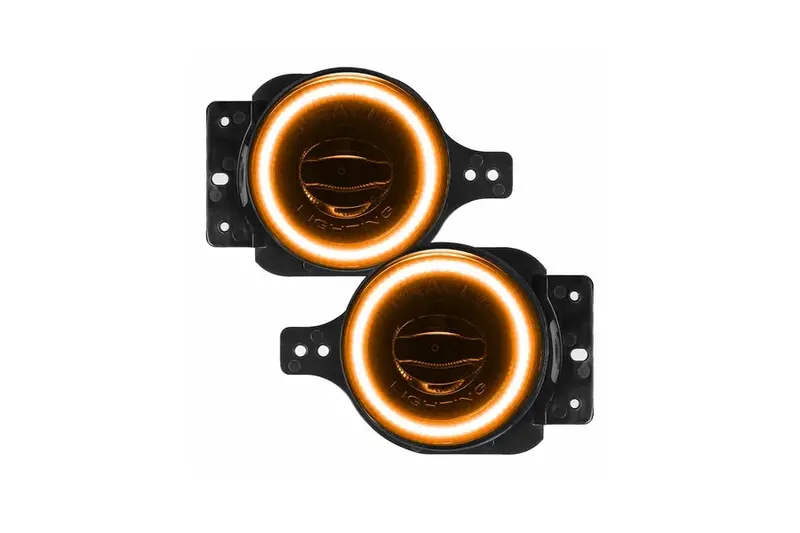 Jeep Wrangler Jl & Gladiator Jt Oracle High Performance 20W Led Fog Lights - Amber 1