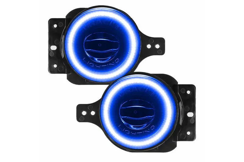 Jeep Wrangler Jl & Gladiator Jt Oracle High Performance 20W Led Fog Lights - Blue - Sport Models Only 1