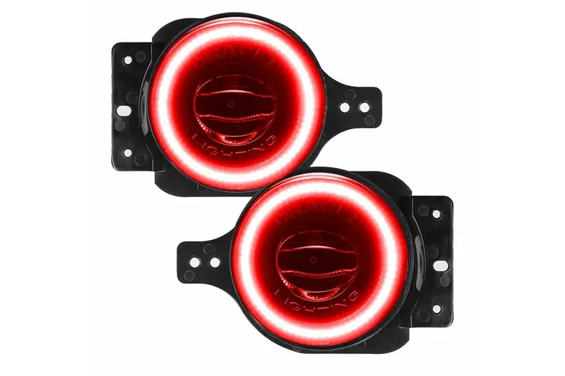 Jeep Wrangler Jl & Gladiator Jt Oracle High Performance 20W Led Fog Lights Red - Sport Models Only 1
