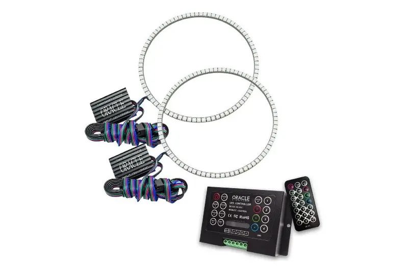 Jeep Wrangler Jl & Gladiator Jt Oracle Led Headlight Surface Mount Kit, Colorshift W/2.0 Controller 1