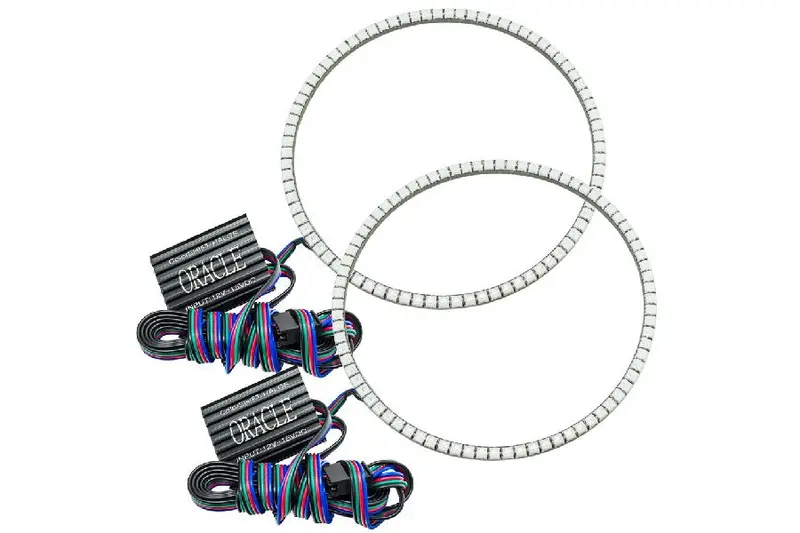 Jeep Wrangler Jl & Gladiator Jt Oracle Led Headlight Surface Mount Kit, Colorshift W/ No Controller 1