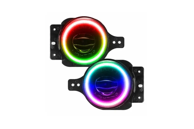 Jeep Wrangler Jl & Gladiator Jt Oracle Rgb 20W Led Fog Lights - Colorshift 1