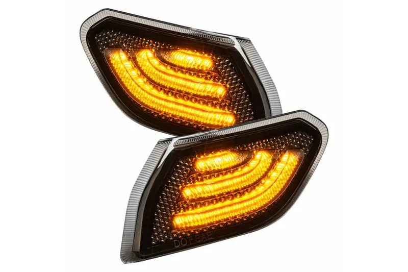 Jeep Wrangler Jl & Gladiator Jt Oracle Smoked Lens Led Front Sidemarkers 1