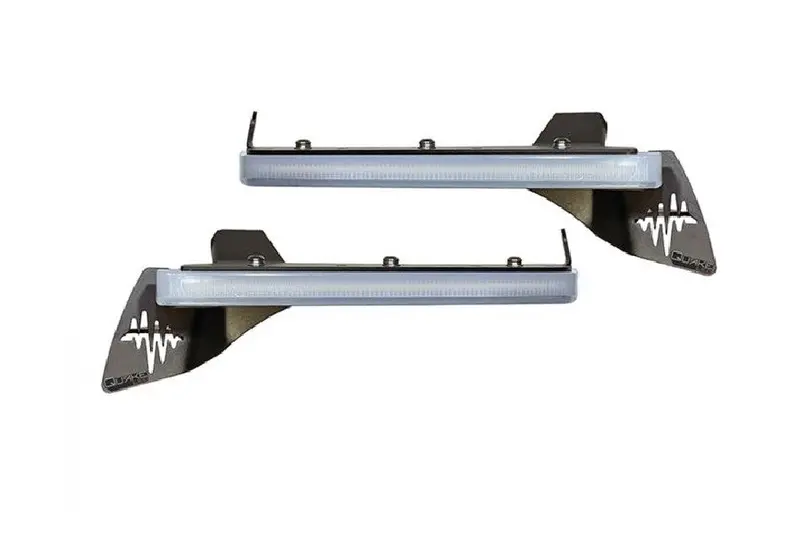 Jeep Wrangler Jl & Gladiator Jt Quake Led Slim Drl Fender Chop Kit W/Rgb 1