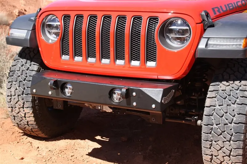 Jeep Wrangler Jl & Gladiator Jt Rock Hard 4X4 Aluminum Freedom Series Grille-Width Stubby Front Bumper 1