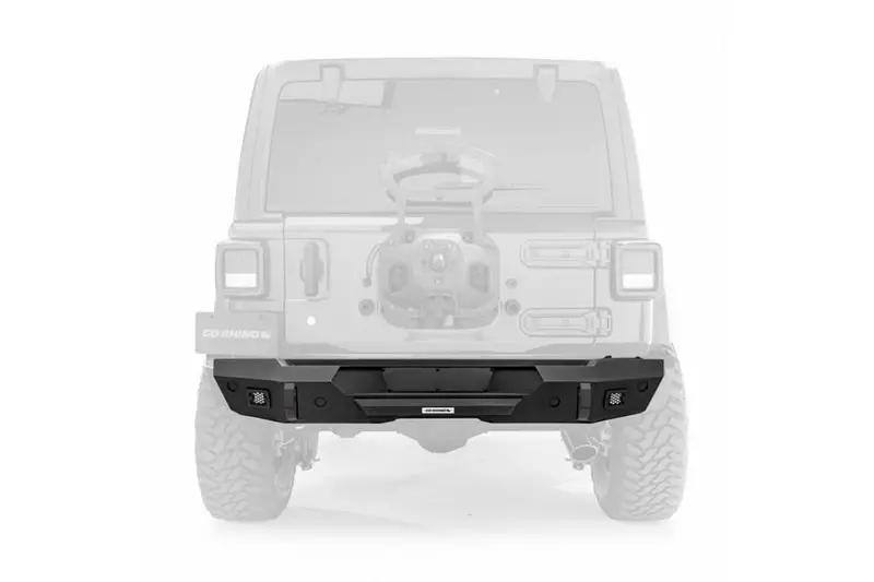 Jeep Wrangler Jl Go Rhino Trailline One Piece Full-Width Rear Bumper 2