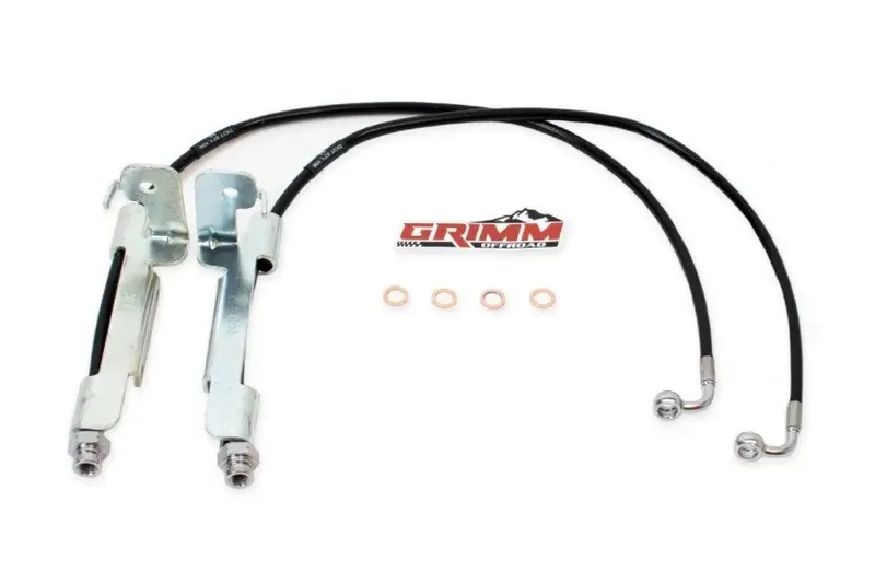 Jeep Wrangler Jl Grimm Offroad Rear Brake Line Kit 28-Inch 1