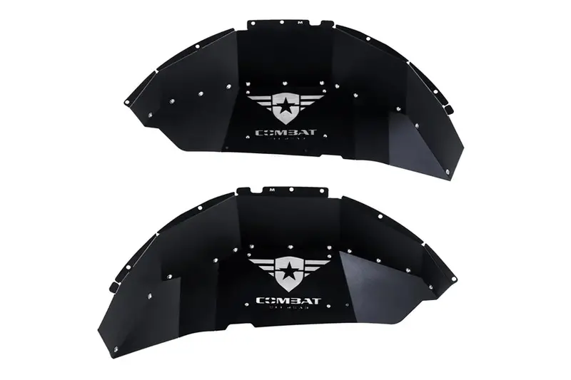 Jeep Wrangler Jl Jeep Wrangler Jl Combat Off Road Battle Ready Aluminum Inner Fender Liner Kit Rear 1
