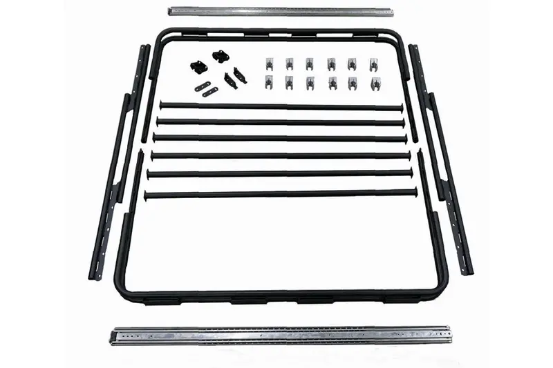 Jeep Wrangler Jl & Jk 4-Door Lod Offroad Destroyer Series Sliding Roof Rack Kit 1
