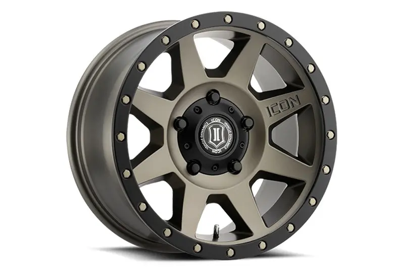 Jeep Wrangler Jl, Jk & Gladiator Jt Icon Vehicle Dynamics Rebound Bronze Matte Wheel 17X8.5 5X5 1