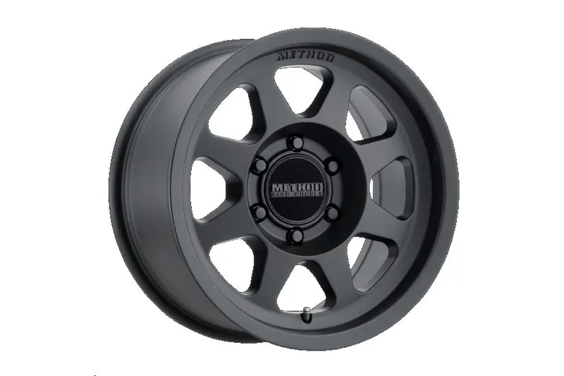Jeep Wrangler Jl, Jk & Gladiator Jt Method Race Wheels 701 Matte Black Wheel 17X8.5 5X5 1