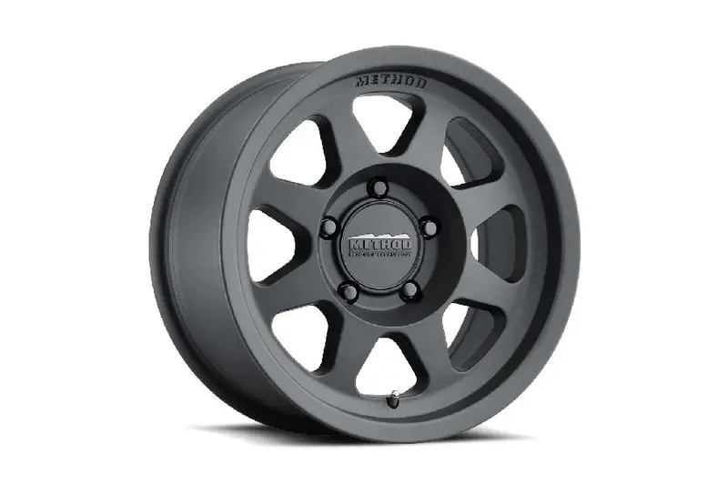 Jeep Wrangler Jl, Jk & Gladiator Jt Method Race Wheels 701 Series Bead Grip Wheel 17X9 5X5 12Mm Offset Matte Black 1