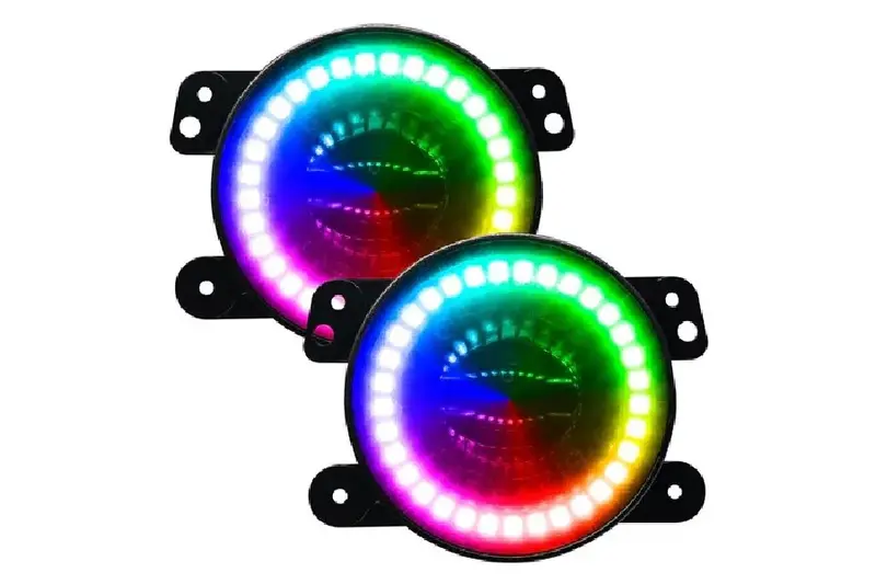 Jeep Wrangler Jl, Jk & Gladiator Jt Oracle  High Performance 20W Led Fog Lights, Colotshift, No Controller 1
