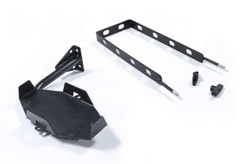 Jeep Wrangler Jl & Jk Lod Offroad Destroyer 5 Gallon Jerry Can Mount, Black - Passenger Side 1