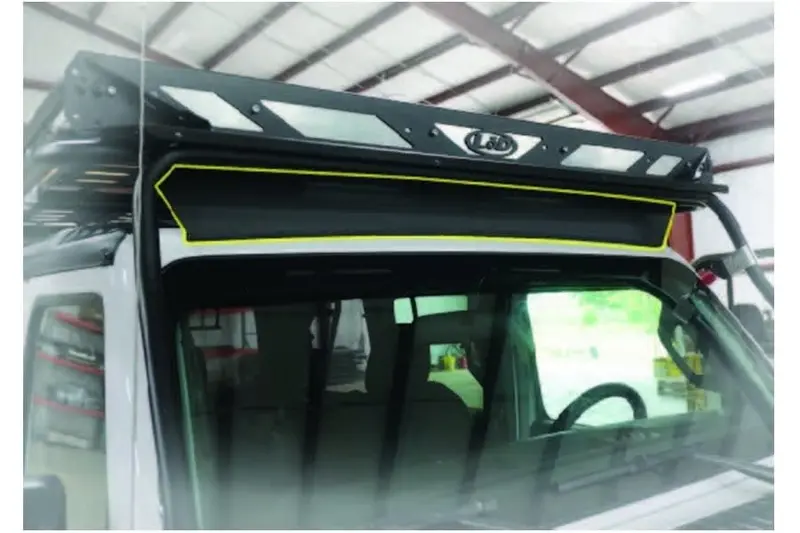 Jeep Wrangler Jl Lod Offroad Destroyer Roof Rack Wind Deflector 1