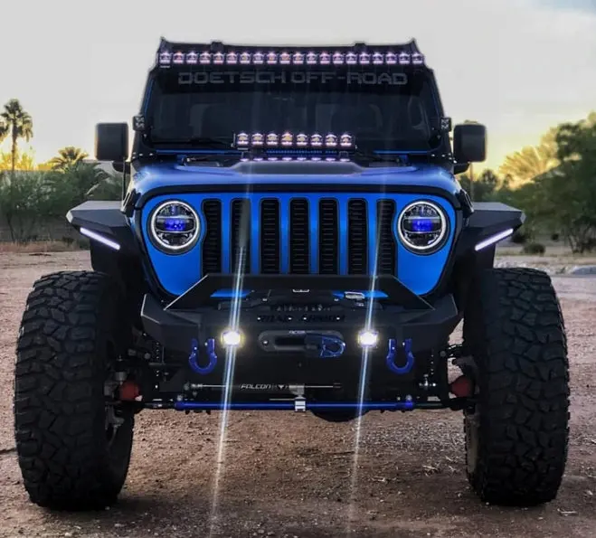 Jeep Wrangler Jl Oracle Demon Eye Colorshift Projector Illumination Kit 1