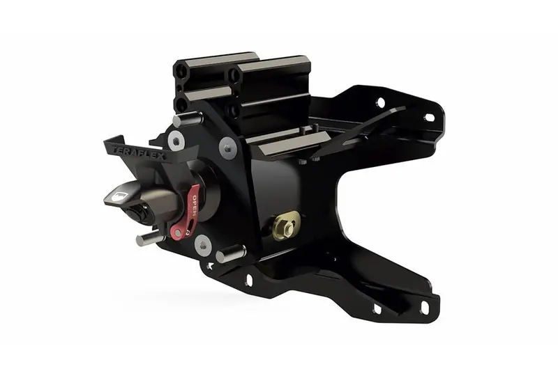 Jeep Wrangler Jl Teraflex Alpha Hd Adjustable Spare Tire Mount & Hd 8-Lug Adapter Plate Kit - 8X6.5.5 1