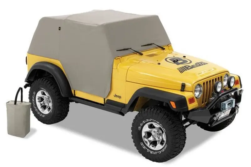 Jeep Wrangler Tj Bestop All Weather Trail Cover, Gray 1