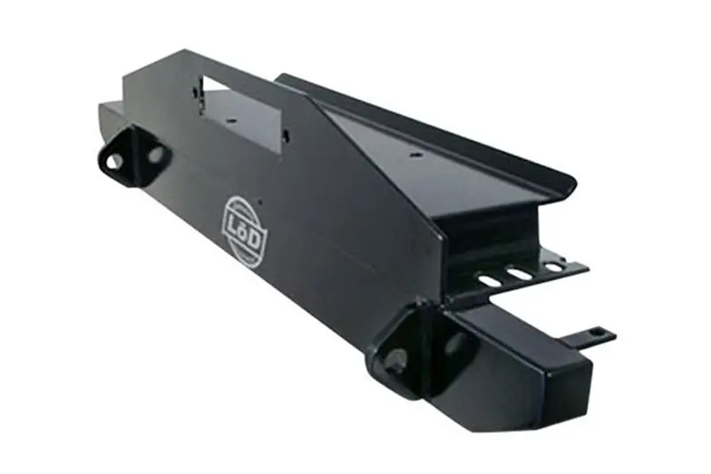 Jeep Wrangler Tj/Lj Lod Offroad Shorty Front Winch Bumper, Black 1