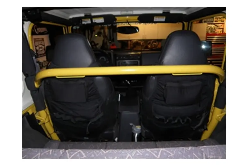 Jeep Wrangler Tj & Lj Rock Hard 4X4 Straight Front Harness Bar Bare Metal 1