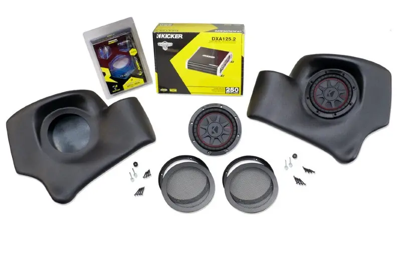 Jeep Wrangler Tj/Lj Select Increments Opti-Pods W Kicker Subwoofers And Amplifier 1
