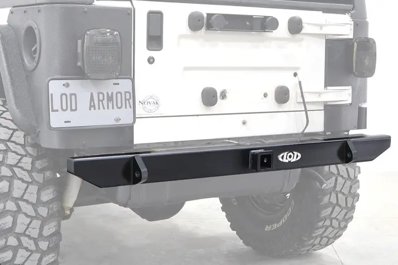Jeep Wrangler Tj, Lj & Yj Lod Offroad Offroad Expedition Rear Bumper Only, Black Texture 1