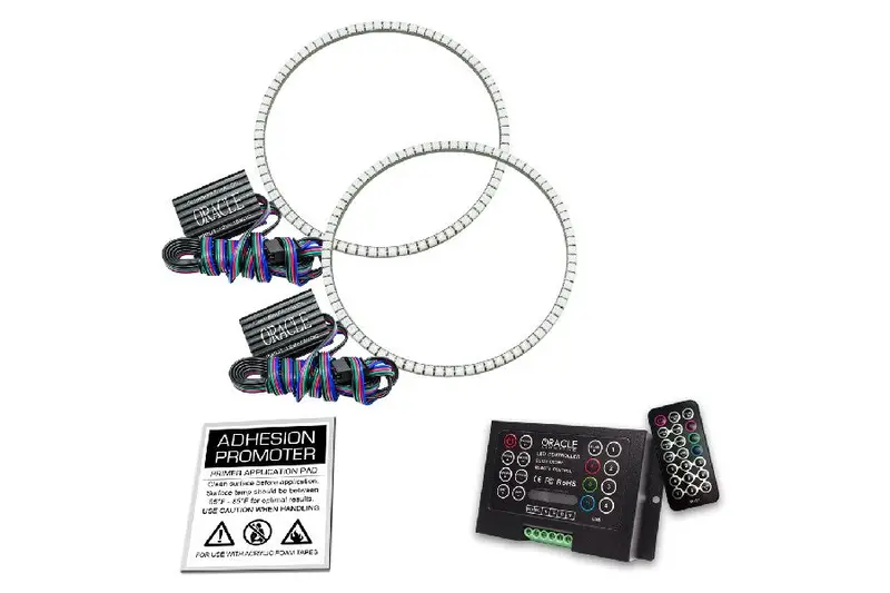 Jeep Wrangler Tj Oracle Led Surface Mount Headlight Halo Kit - Colorshift 2.0 1