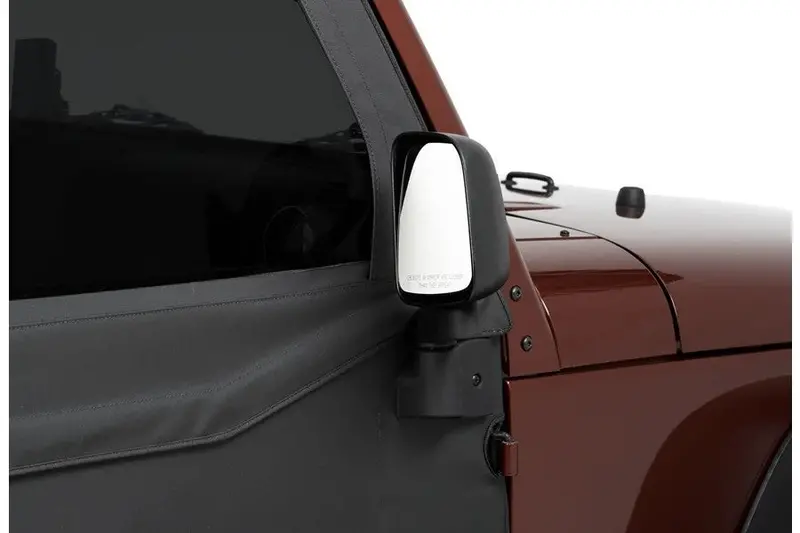 Jeep Wrangler Tj & Yj Bestop Replacement Side Mirror Set - Black 1