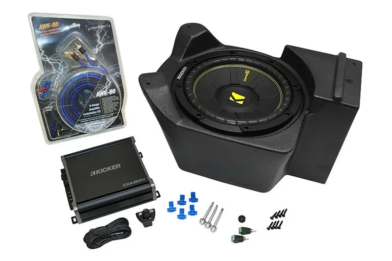 Jeep Wrangler Tj/Yj/Cj Select Increments Sono-Pod W/ Kicker Subwoofer And Amplifier Kit 1