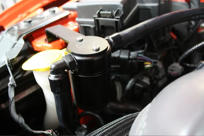 J&L Oil Separator 3.0 Passenger Side (2015-2022 Ford Mustang Gt, 2018-19 Bullitt & 2015-2020 Gt350 With Or Without Whipple Supercharger) - Remote Mount 1