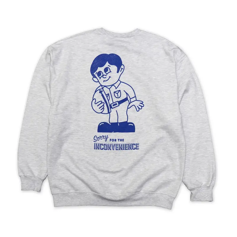 Kanban Boy Crewneck Sweatshirt (Ash) 1