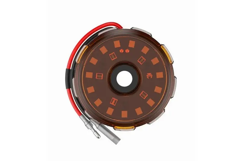 Kc Hilites Cyclone V2 Led Single Light - Amber Lens 1