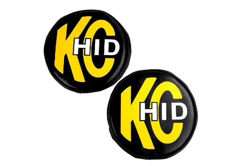 Kc Hilites Light Cover Soft Vinyl, 8In Pair 1
