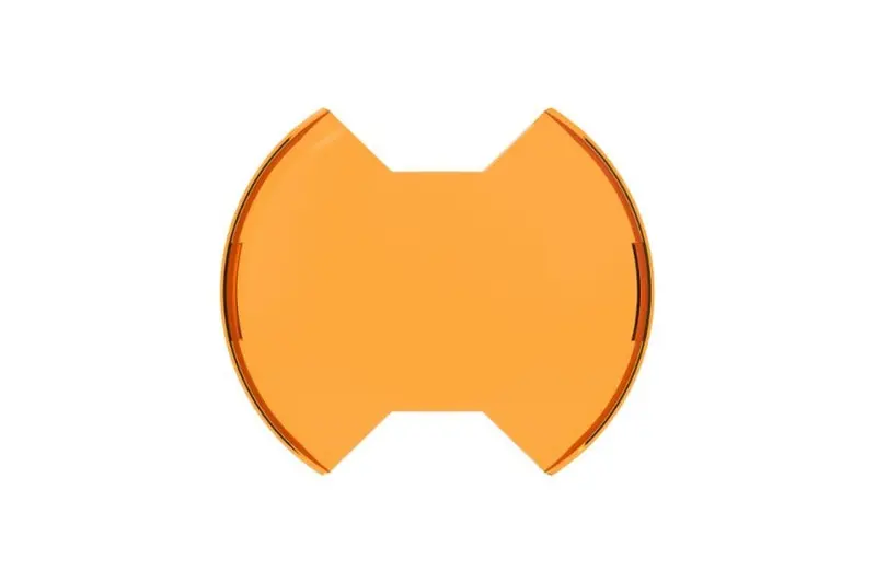 Kc Hilites Slimlite 8In Led Light Shield - Amber 1