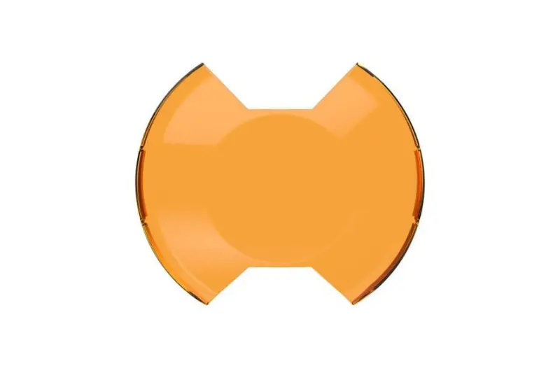 Kc Hilites Slimlite 8In Led Light Shield - Driving, Amber 1