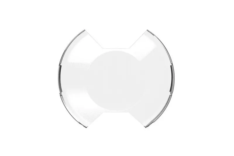 Kc Hilites Slimlite 8In Led Light Shield - Sae Driving, Clear 1