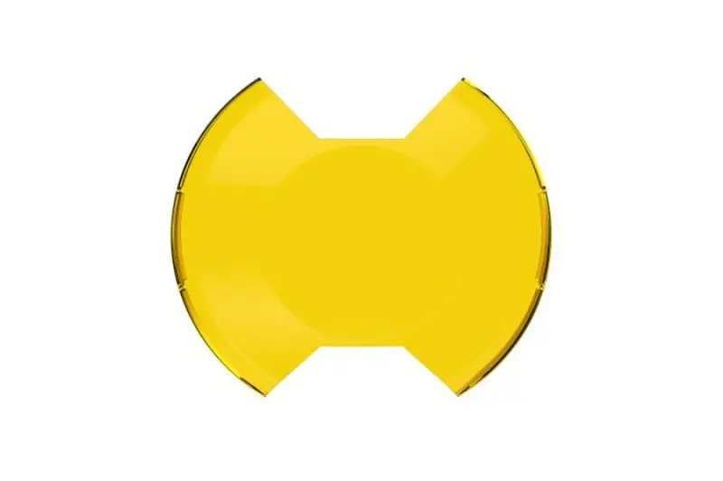 Kc Hilites Slimlite 8In Led Light Shield - Sae Driving, Yellow 1