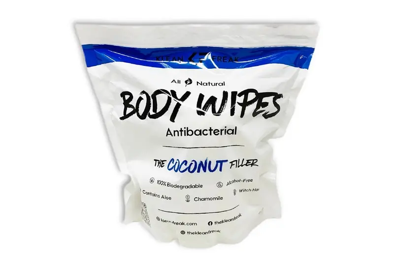 Klean Freak The Filler Antibacterial Body Wipes 1