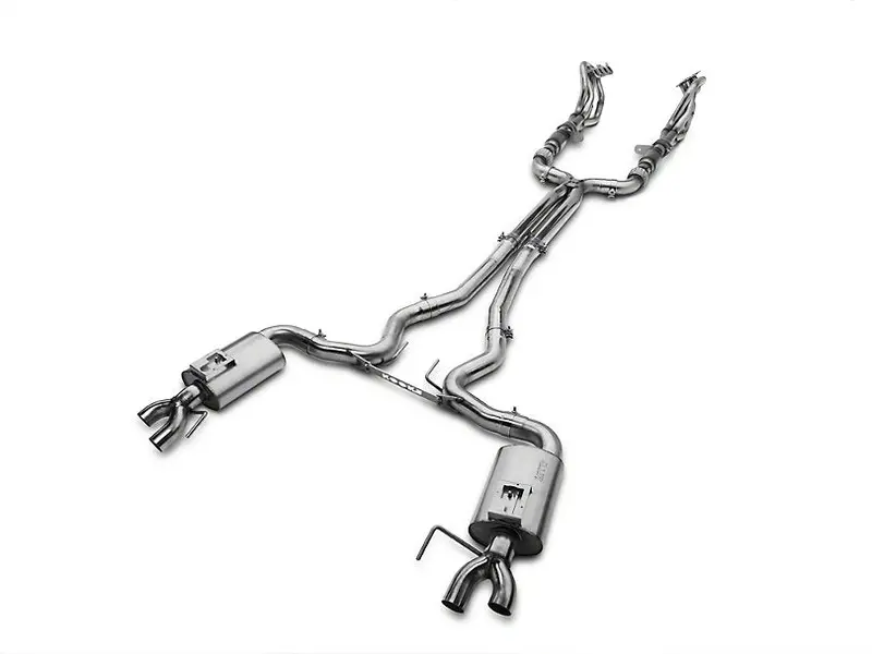 Kooks 3 In. Competition Catted Full Exhaust System - Natural 1