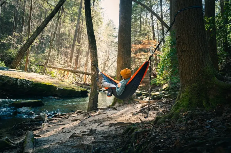 Lawson Hammock Double Parachute Hammock - Green 2
