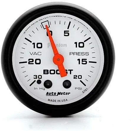 Mechanical Boost & Vacuum Gauge (Phantom 20 Psi) 1