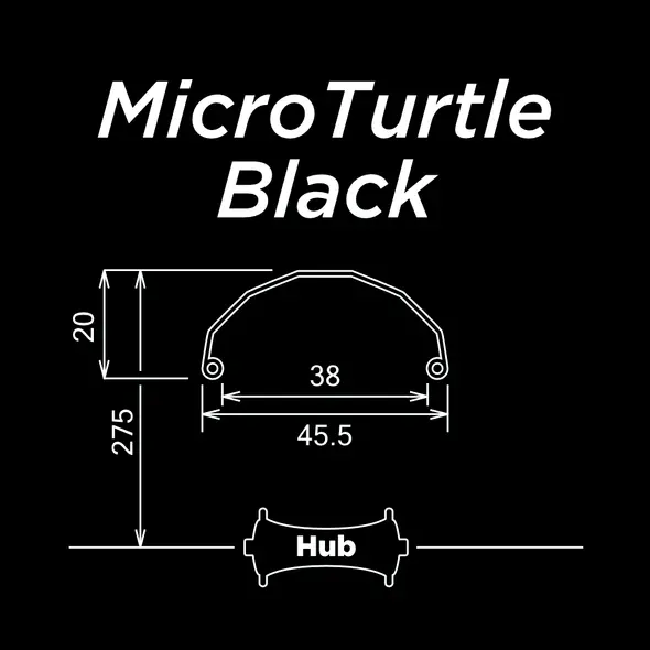 Micro Turtle Black 1
