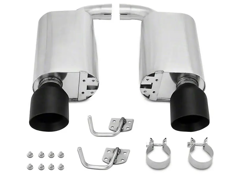 Mishimoto Street Axle-Back Exhaust - Black Tips 1
