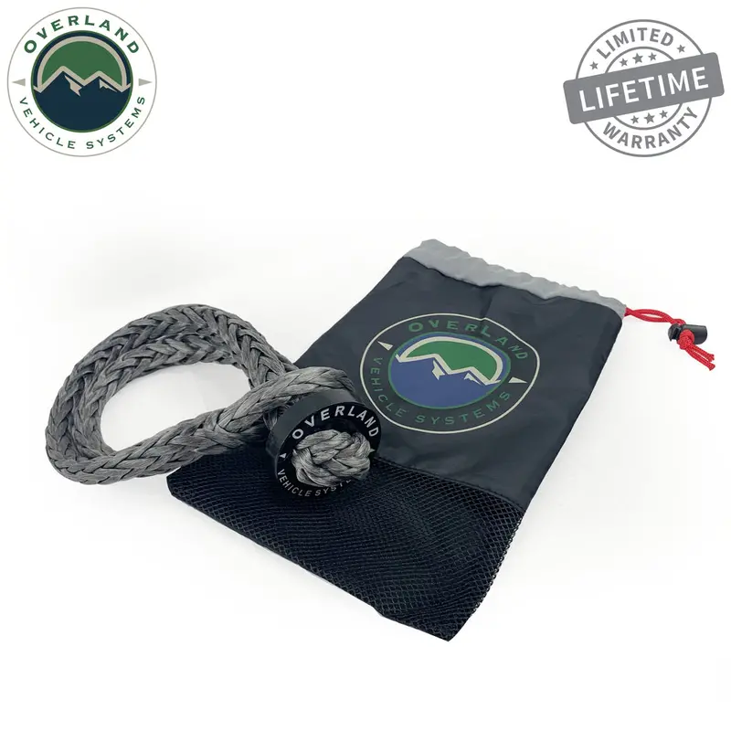 Overland Vehicle Systems 22In Soft Shackle W/ Collar - 5/8In / 44,500Lb 1