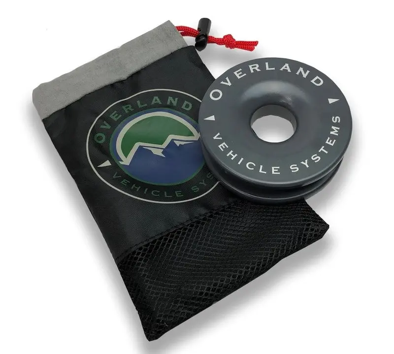 Overland Vehicle Systems 4In Recovery Ring - Gray 1